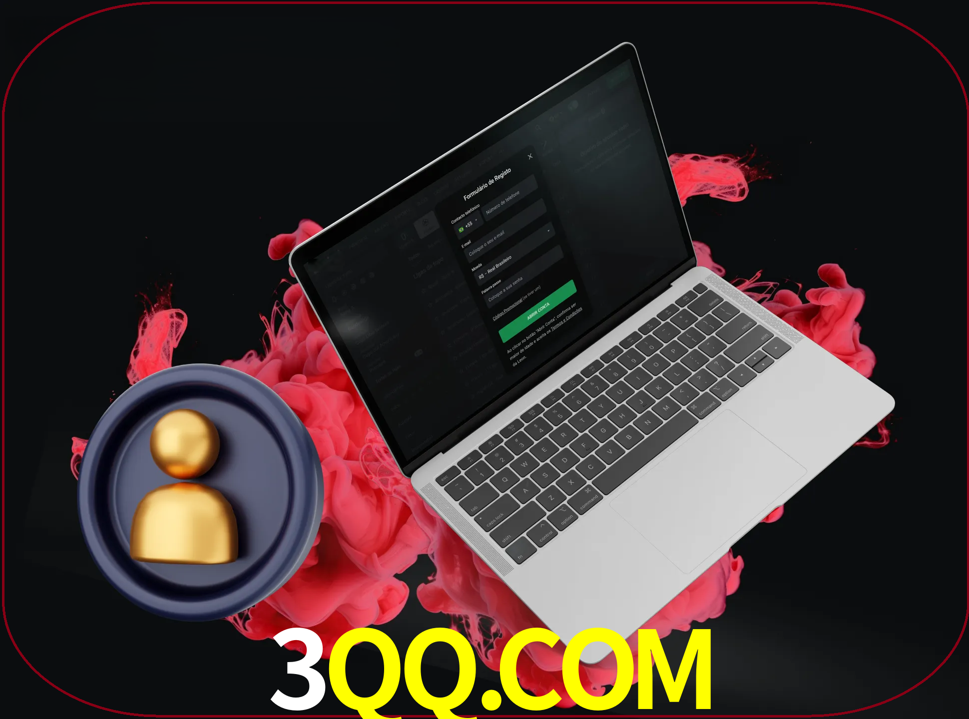 No cabeçalho do site 3qq, clique no botão que o levará a um formulário especial onde terá de introduzir as suas informações actuais.
