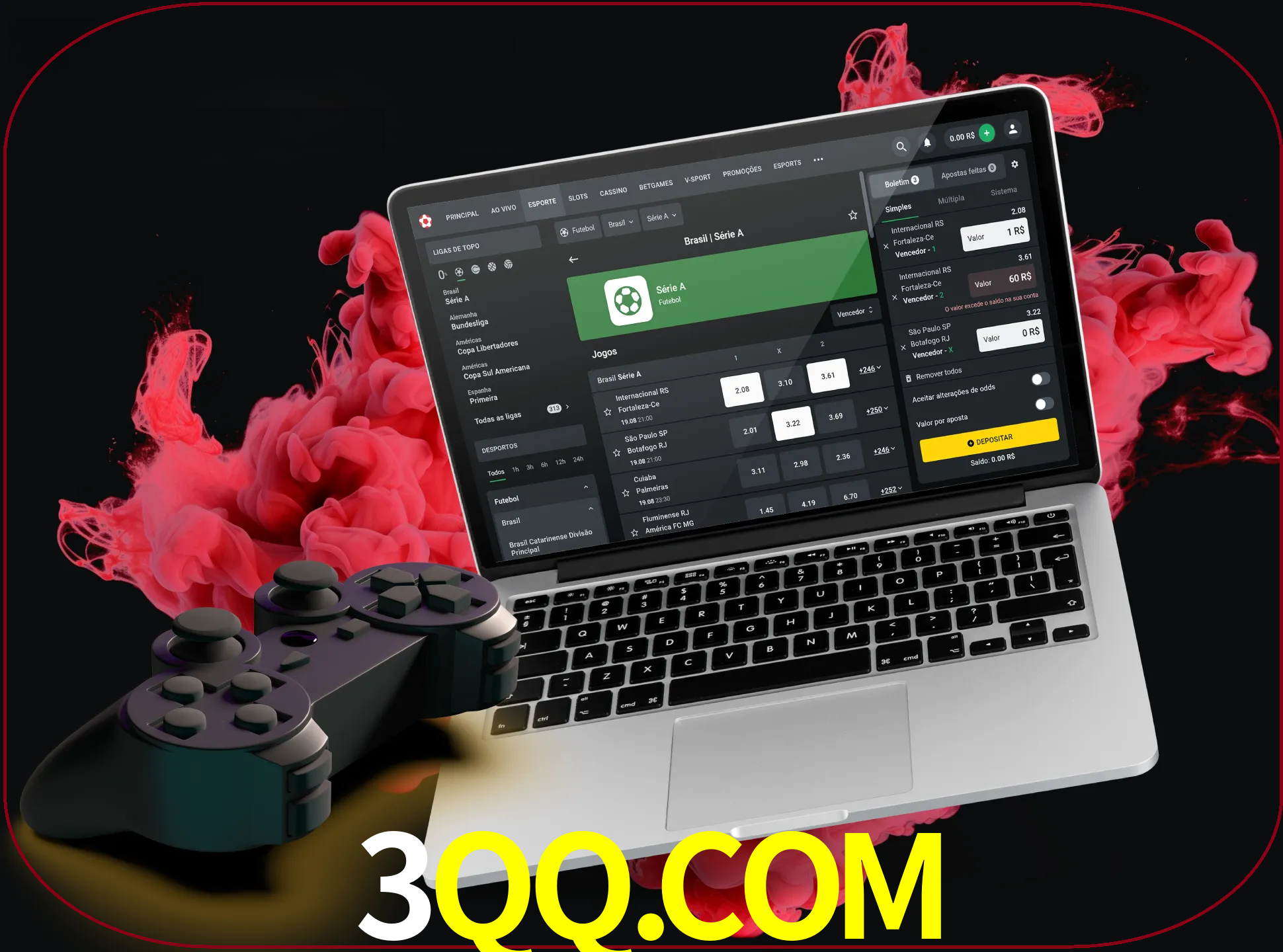 Visite a secção especial de jogos de vídeo em 3qq para descobrir em que jogos pode apostar e ganhar muito dinheiro.