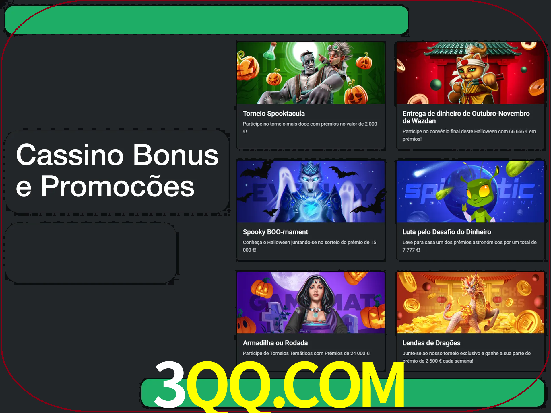 Verifique se há novos bônus de cassino para reivindicar.